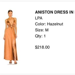 LPA Anistan dress size M